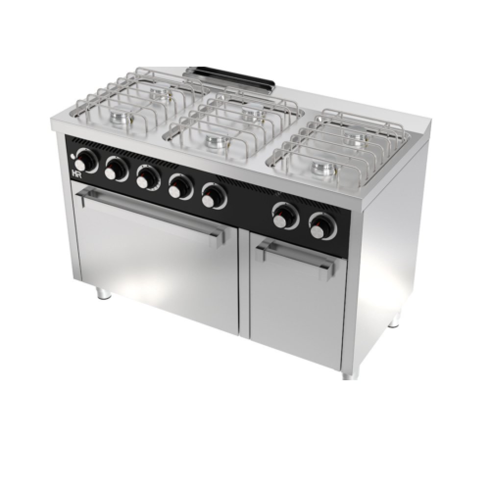 cocina-de-gas-con-horno-fainca-hr-serie-600-basic